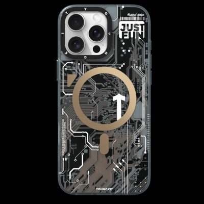 کاور یانگ کیت مدل Futuristic Desert Gold مناسب برای گوشی موبایل اپل iphone 16promax